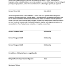 Medical Treatment Authorization And Consent Form Printable Pdf Download