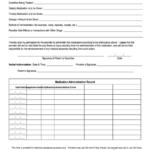 Medication Release Form Printable Pdf Download