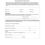 Minor Patient Treatment Consent Form Printable Pdf Download