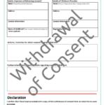 NEW Withdrawal Of Consent Overnight Care Forms MindingKids