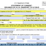Notarize DS 3053 Form Passport Parental Consent Online OneNotary