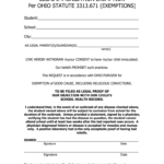 Ohio Vaccine Exemption Form Fill Online Printable Fillable Blank