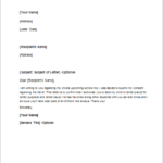 Parent Consent Letter For Travelling Writeletter2