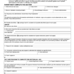 Parent Written Medication Consent Form Printable Pdf Download