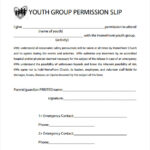Permission Slip Templates 8 Free Samples Template Section