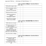 Play Observation Checklist Printable Pdf Download