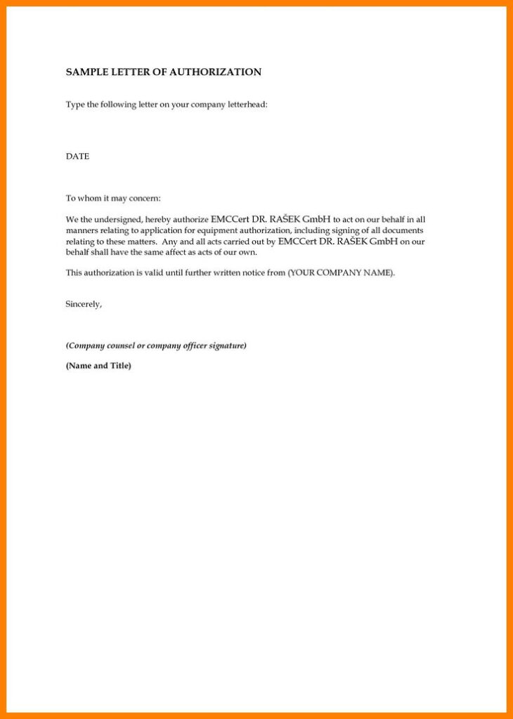 Sample Authorization Letter To Collect Police Clearan Awesome Sample 