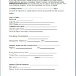 Sample Child Consent Forms Templates Printable Medical Forms Letters