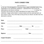 Sample Photo Consent Forms 8 Free Documents In Word PDF