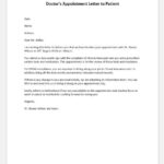 Sick Leave Letter From Doctor Collection Letter Template Collection