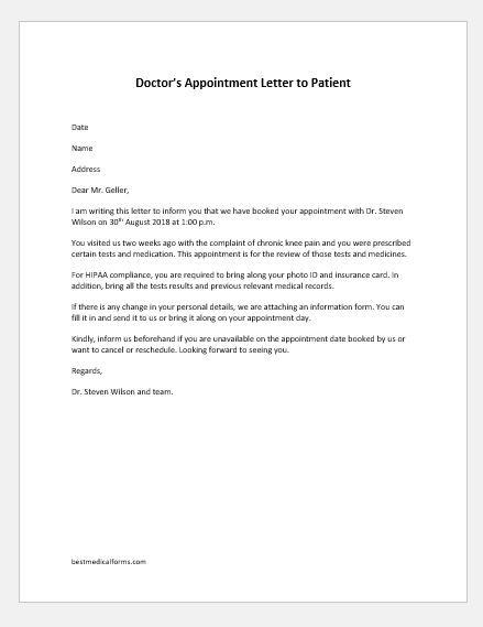 Sick Leave Letter From Doctor Collection Letter Template Collection