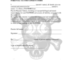 Tattoo Consent Form Fill Out And Sign Printable PDF Template SignNow