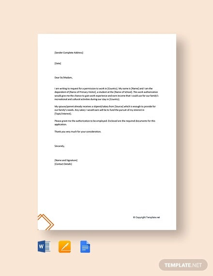 13 Permission Request Letter PDF Free Premium Templates