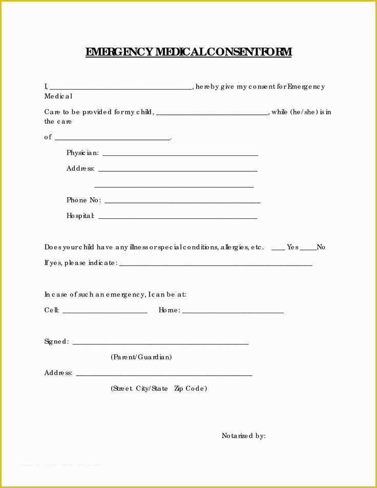 31 Free Child Travel Consent Form Template Pdf Heritagechristiancollege