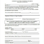 Albamv Printable Medical Consent Form For Minor While Parents Are Away