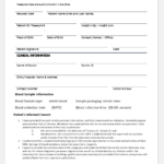 Blood Test Consent Form TEMPLATES For Word Printable Medical Forms