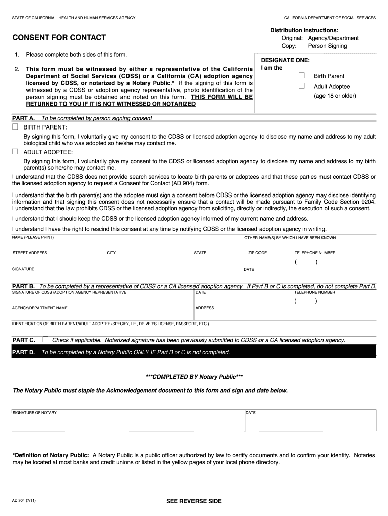 California Consent Form Fill Online Printable Fillable Blank 