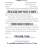 Example Of Voluntary Termination Of Parental Rights Fill Out And Sign