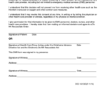 Form Doc 140138c Do Not Resuscitate Consent Oklahoma Department Of