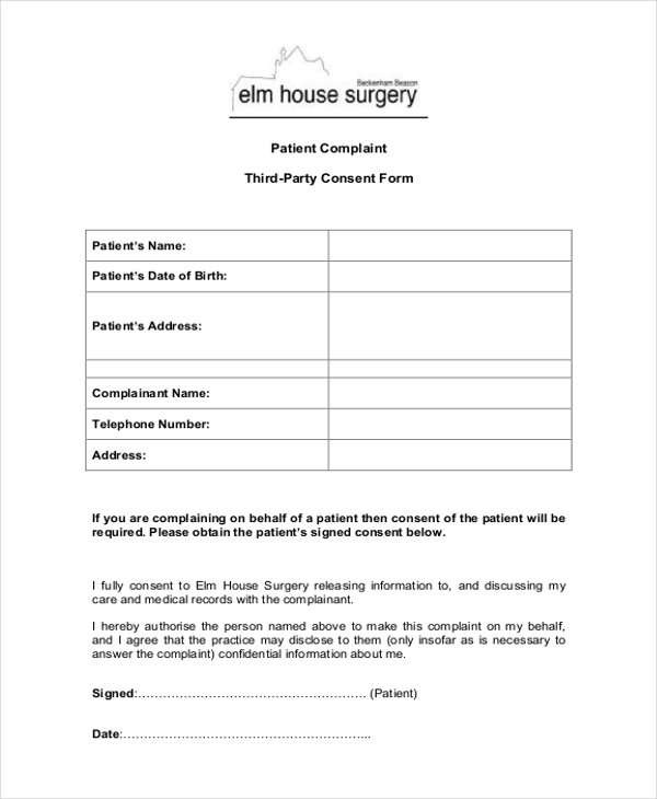 FREE 11 Sample Patient Complaint Forms In PDF Word