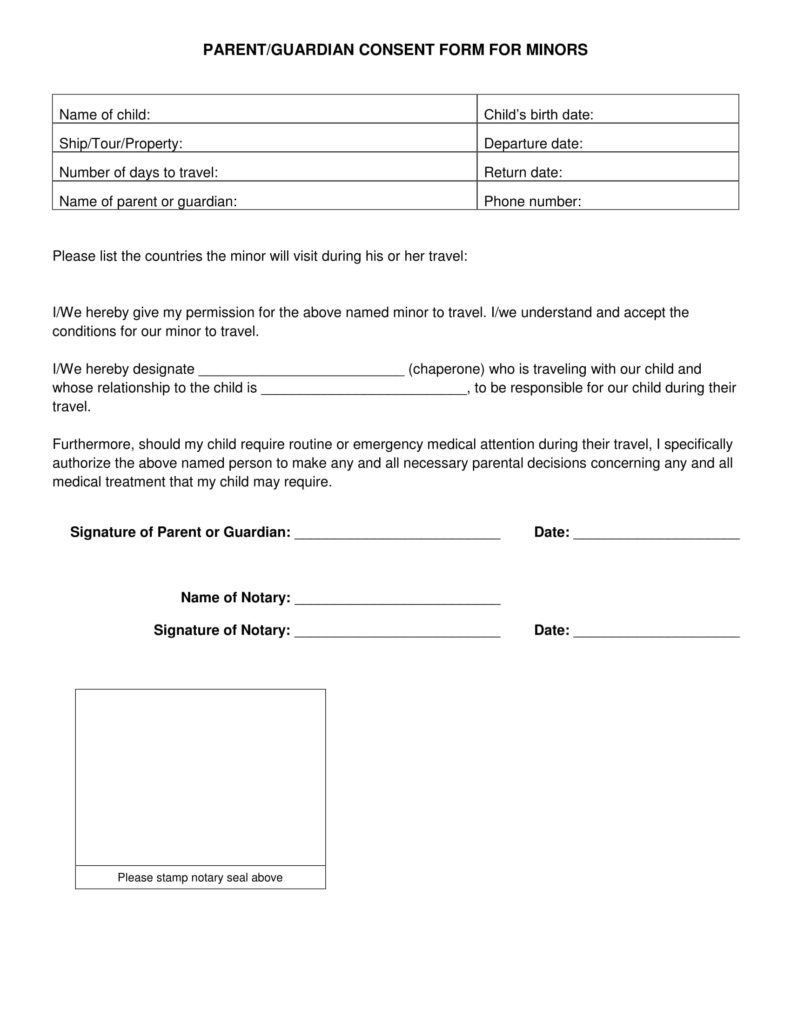 FREE 17 Guardianship Forms That Protect Your Child In PDF Ms Word