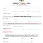 FREE 4 Passport Consent Forms In PDF