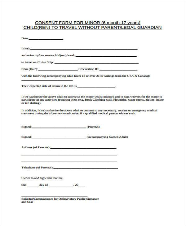 FREE 40 Sample Consent Forms In PDF