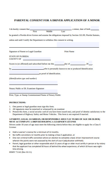 FREE 43 Sample Parental Consent Forms In PDF Ms Word