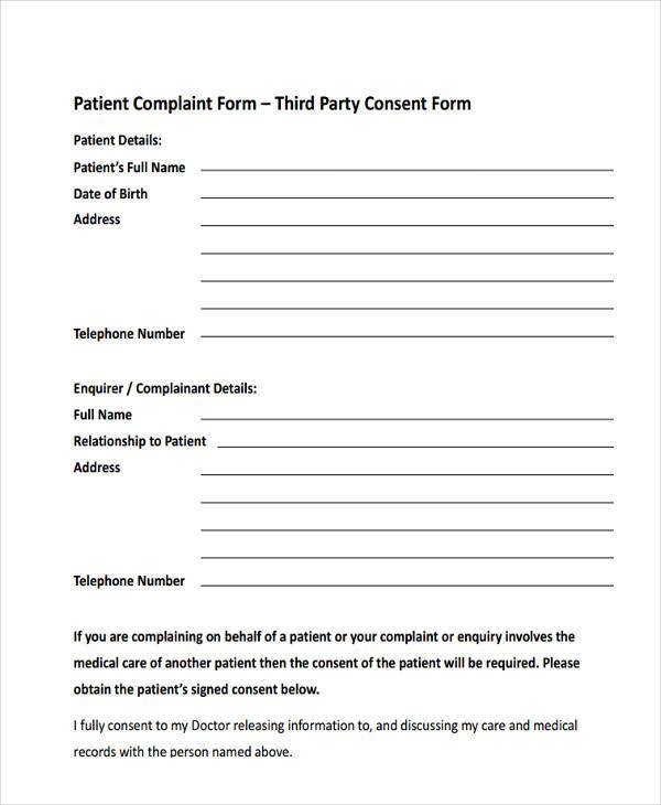 FREE 45 Sample Complaint Forms In PDF MS Word Excel