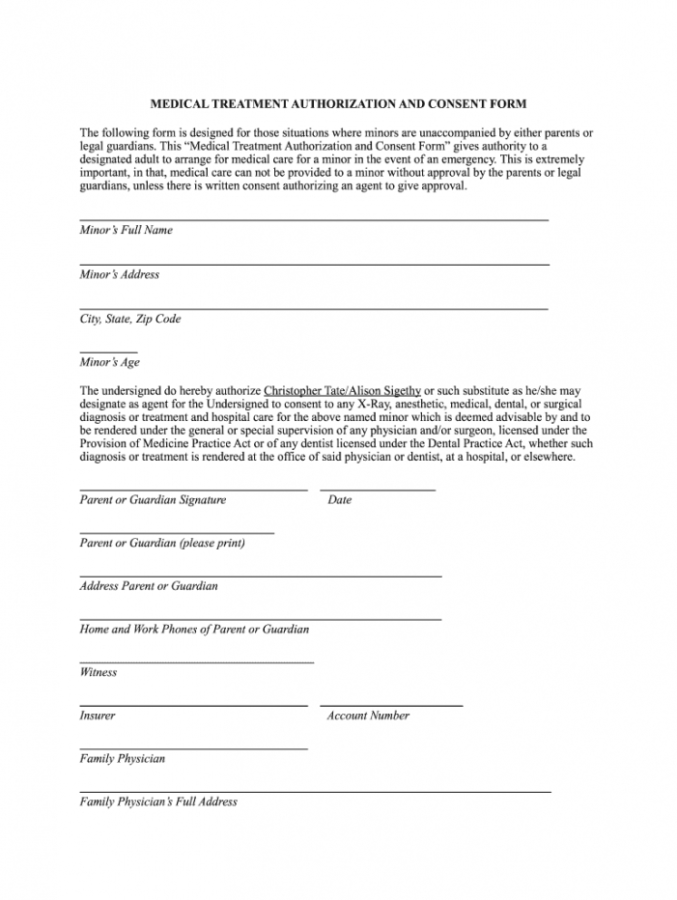 Free Medical Consent Form Fill Out And Sign Printable Pdf Template 