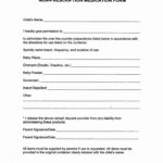 Medical Release Form For Babysitter Awesome Free Minor Child Medical