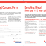 Parent Consent Form For Blood Donation In Australia For Red Cross