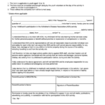 Parent Consent Form Volunteer Printable Pdf Download