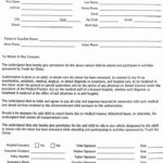 Parent Consent Forms Template Lovely Parental Consent Form Free Child