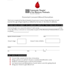 Parental Consent Blood Donation California Free Download