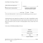 Parental Consent For Non Petitioning Parent Civil Forms Fill Out And