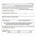 Parental Consent Forms Template Unique 9 Child Medical Consent Forms