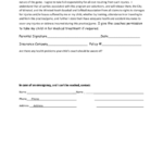 Parental Release Form Printable Pdf Download