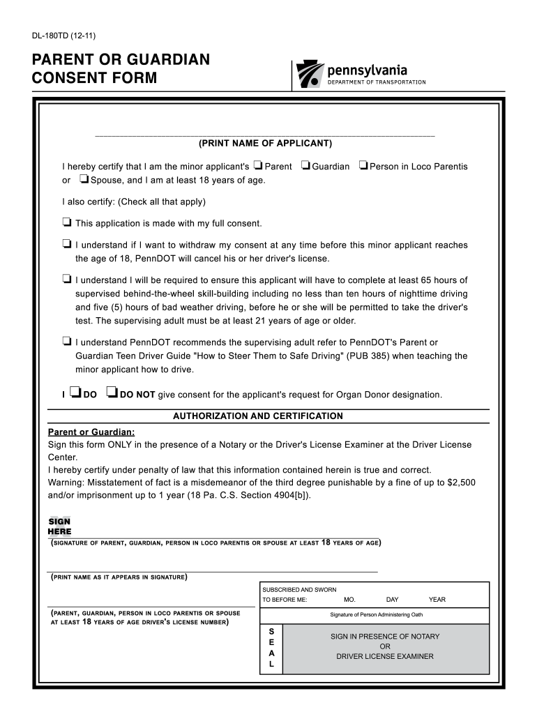 Parents Consent Form For Learning Licence Fill Online Printable 