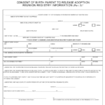 Part 2 Download Fillable PDF Or Fill Online Consent Of Birth Parent To