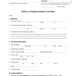Petition For Name Change Texas Pdf Fill Online Printable Fillable