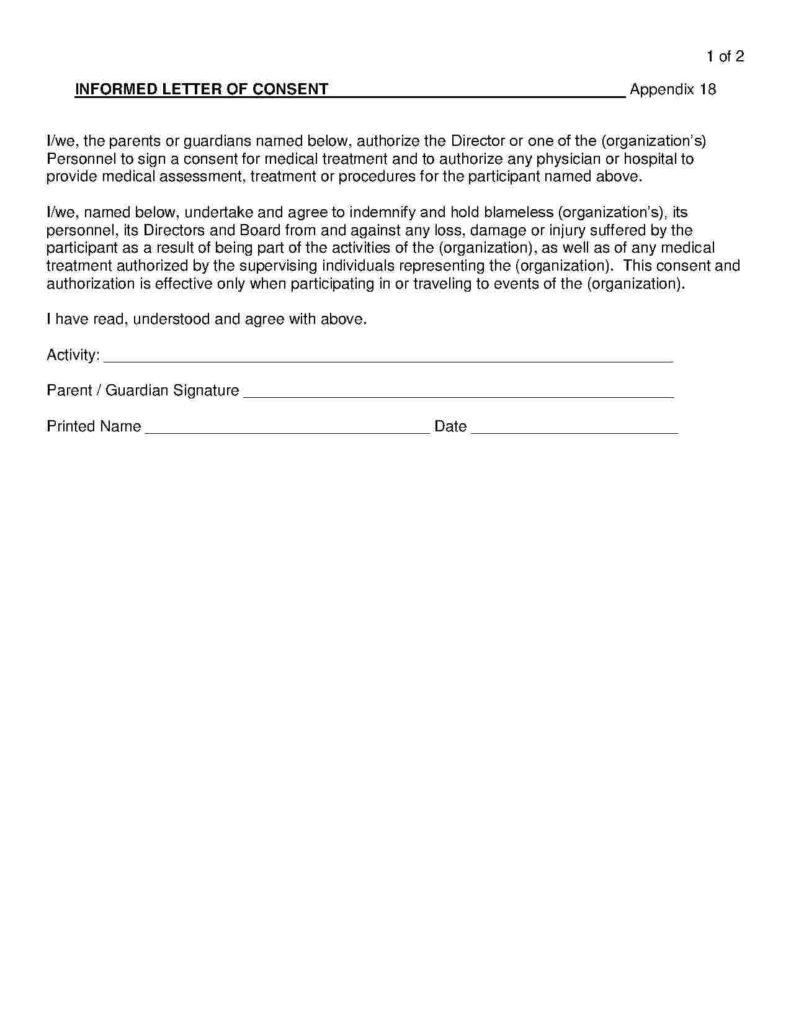 Pin On Child Travel Consent Form Templateshunter