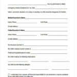 Printable Free 8 Sample Emergency Consent Forms In Pdf Ms Word
