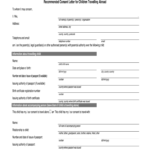 Recommended Consent Letter For Child Travelling Abroad Pdf Fill And
