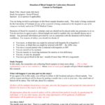 Sample Consent Form Simple Blood Draw