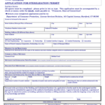 Sterilization Permit Fill Online Printable Fillable Blank PDFfiller