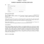 Texas Patient Consent And Doctor s Lien Legal Forms And Business