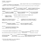 Travel Consent Form Download Printable PDF English Spanish