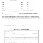 Written Consent For Minor Visitation Authorization Form Certificate