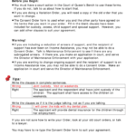 2012 Form Canada Alberta Consent Order For Child Support Fill Online